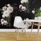 Peel & Stick Wallpaper 2FT Wide Dark Floral Vintage Botanical Victorian Garden Large Scale Watercolor Girly Custom Removable Wallpaper by Spoonflower